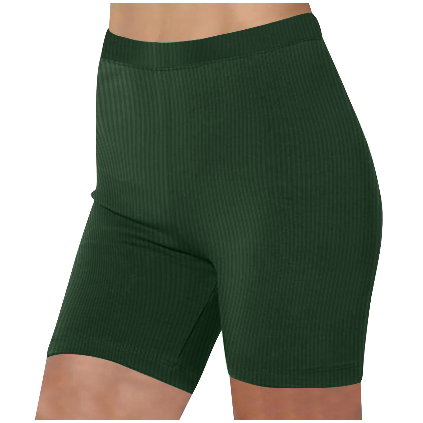 Ribbed Biker Shorts for Women 2024 Summer Workout Seamless Leggings High Waisted Tummy Control Gym Yoga Pants